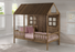 Kids Front Porch Low w/Twin Trundle Bed, Rustic Driftwood Loft