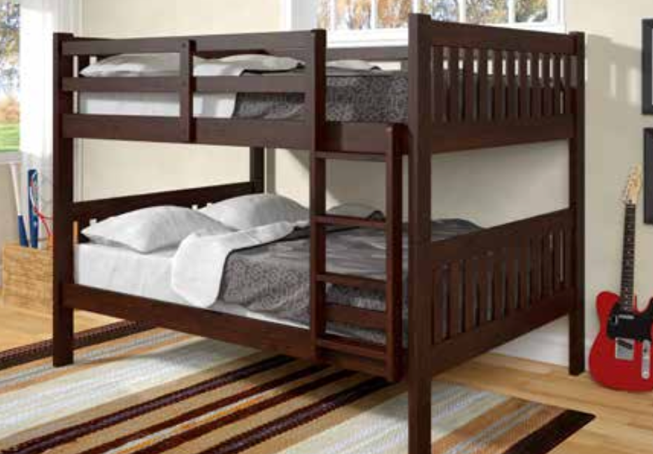 Bunk Bed - TWIN/TWIN Dark Cappuccino