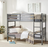 Bunk Bed - TWIN/TWIN Dark Cappuccino