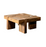 Wooden Square Coffee Table Natural Sheesham