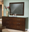 Jessica 6-Drawer Dresser Cappuccino