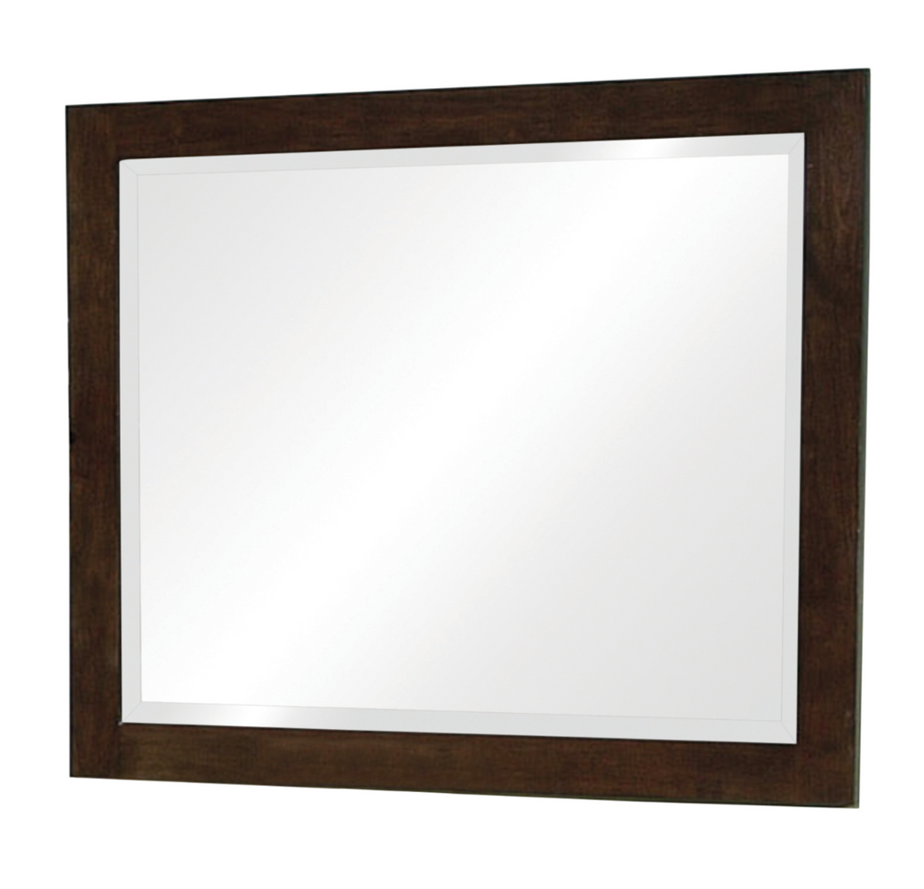 Jessica Rectangular Wall Mirror Cappuccino