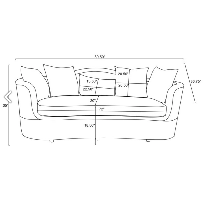 Kamilah  Upholstered Living Room  With Camel