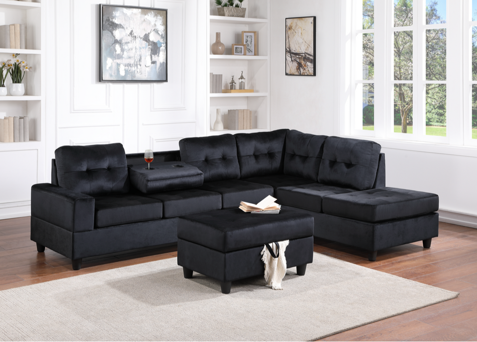 Heights Sectional + Ottoman