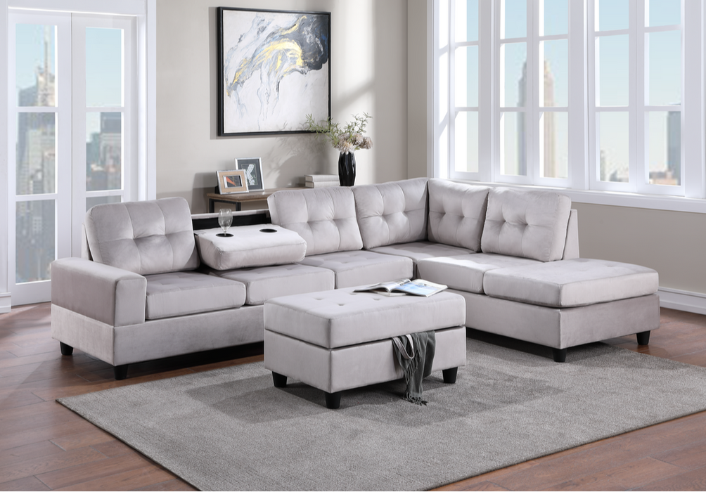 Heights Sectional + Ottoman