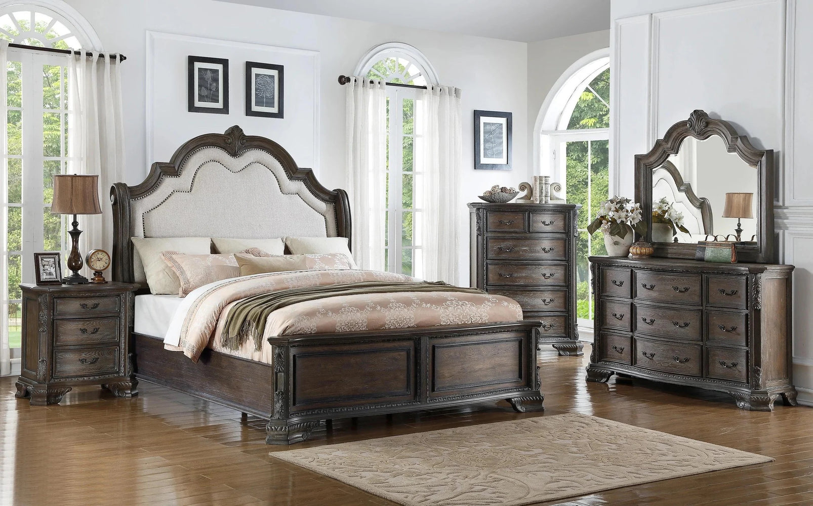 Sheffield Gray Panel Bedroom Set