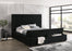 Paris Black Platform Bed - Queen, King