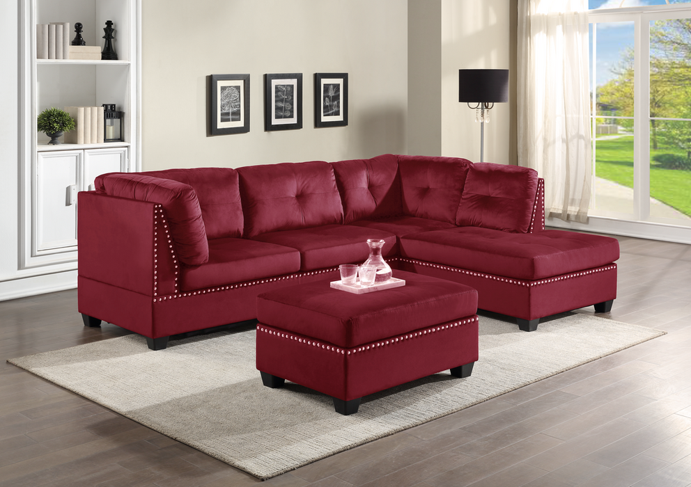 Siena Sectional +Ottoman Set